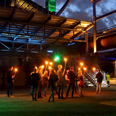 Fackelführung im Landschaftspark Duisburg-Nord - Gutschein für eine "Fackelführung"