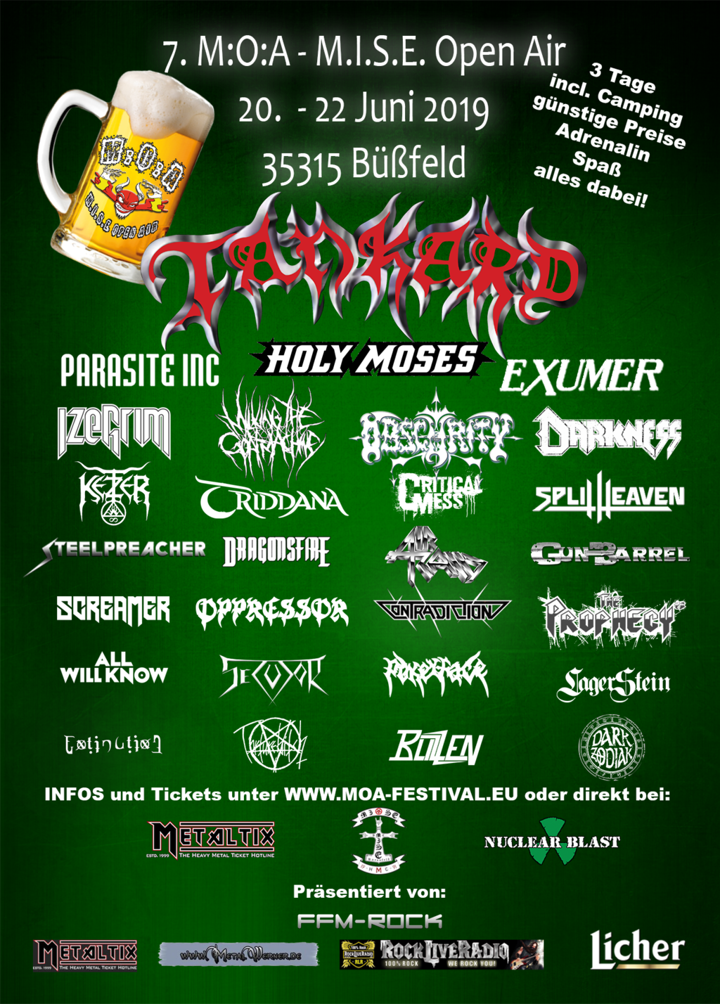 M:O:A - M.I.S.E. OPEN AIR 2019 | www.metaltix.com