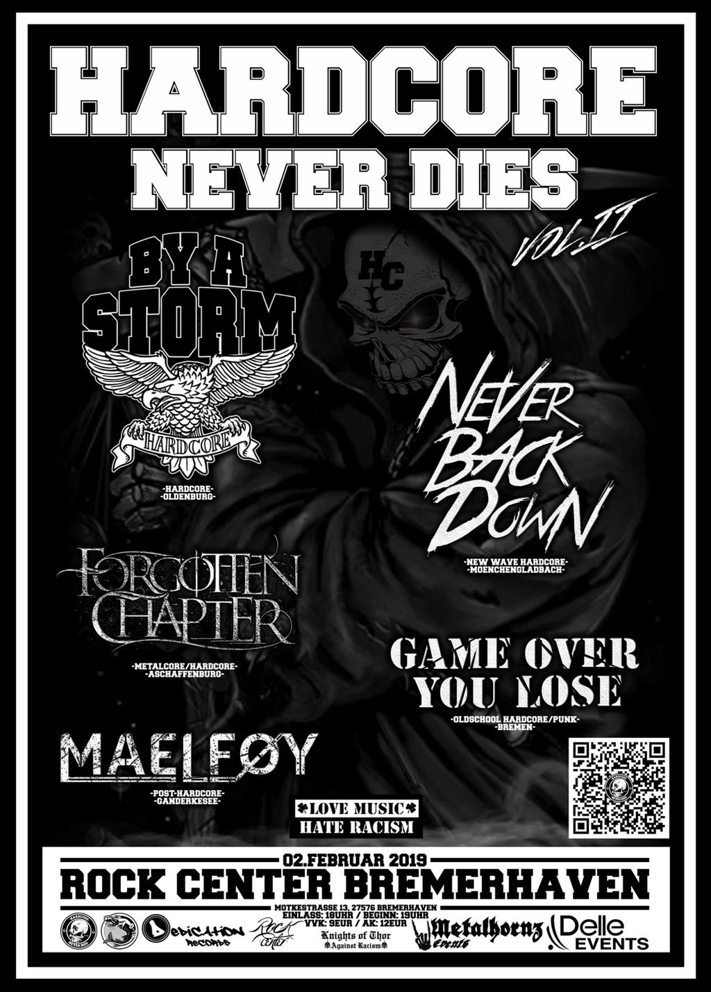 HARDCORE NEVER DIES VOL. II  | www.metaltix.com