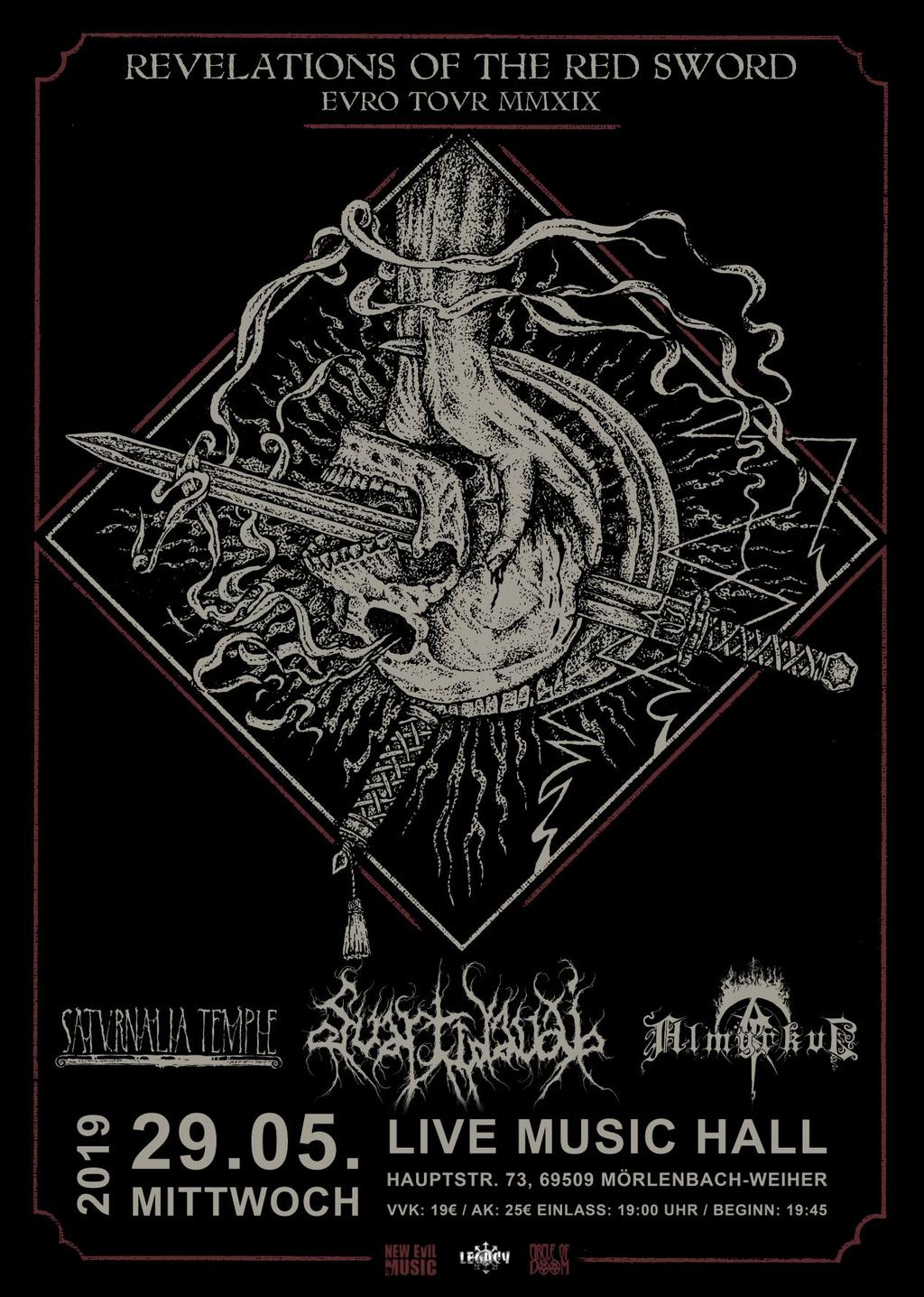 SVARTIDAUDI, SATURNALIA TEMPLE UND ALMYRKVI  | www.metaltix.com