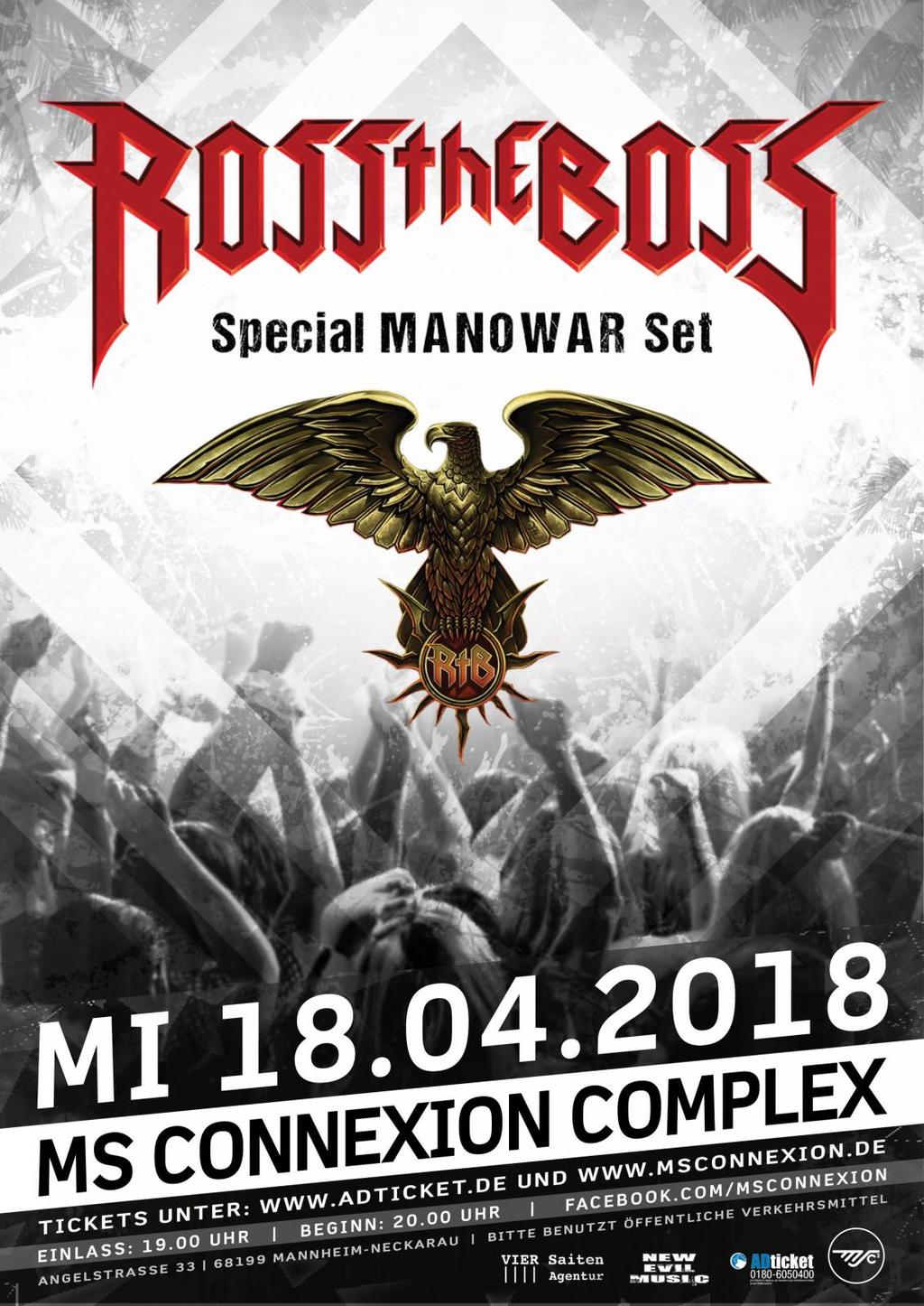 ROSS THE BOSS  | www.metaltix.com