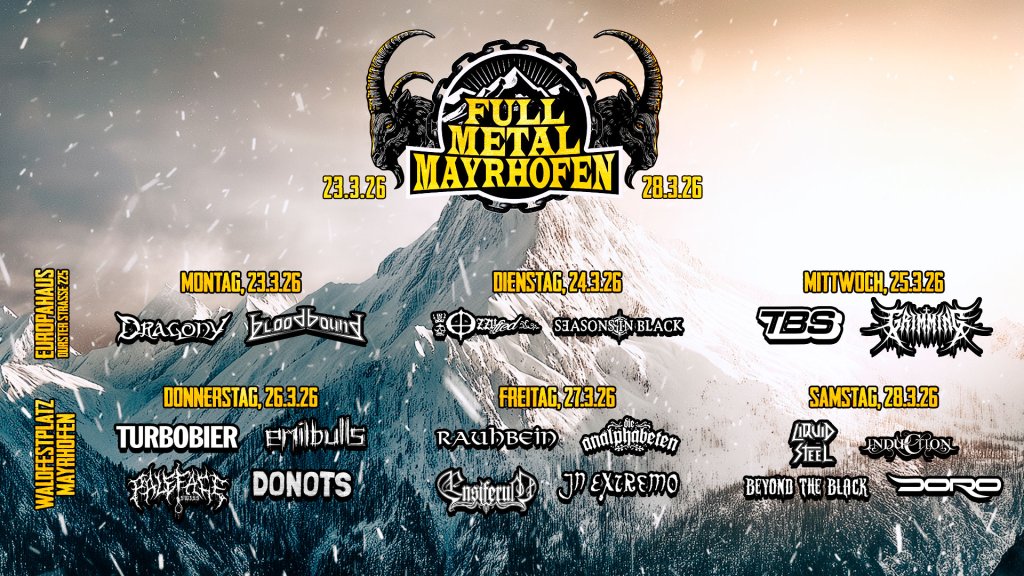 The loudest Metal festival in the Alps is back — wilder, harder and more legendary!