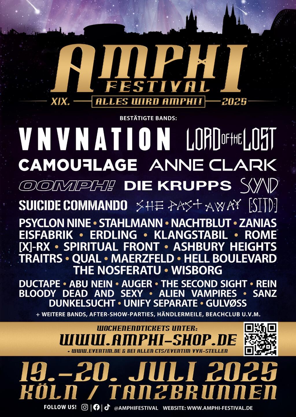 AMPHI FESTIVAL 2025 | www.metaltix.com