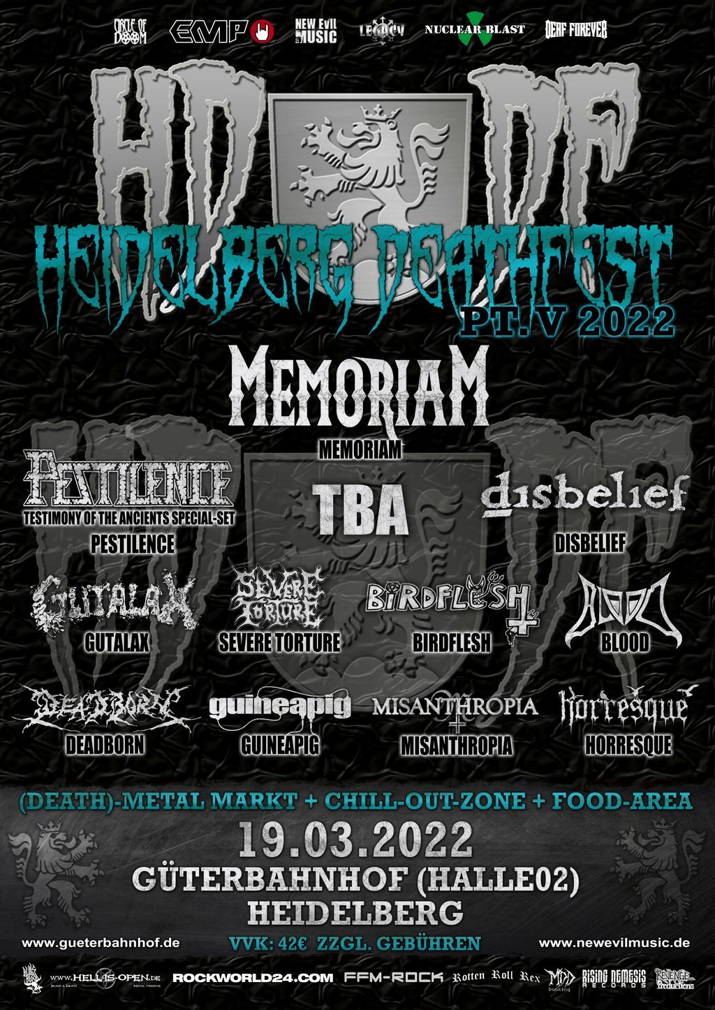 HEIDELBERG DEATHFEST 2022 | www.metaltix.com