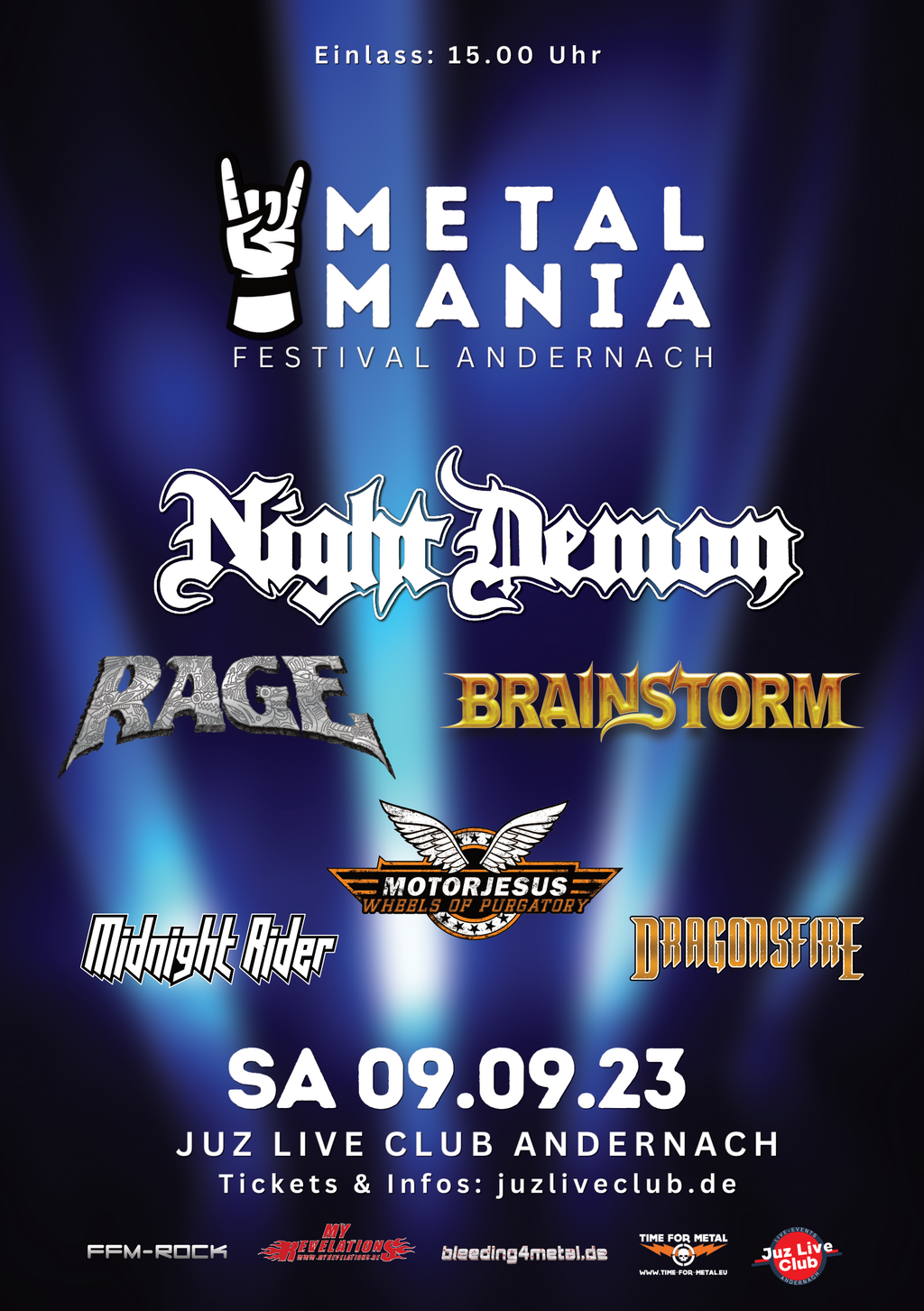 METAL MANIA 2023  | www.metaltix.com