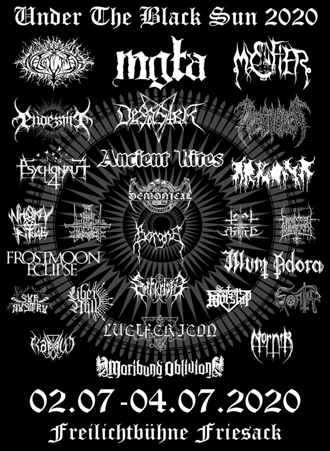 UNDER THE BLACK SUN 2020  | www.metaltix.com
