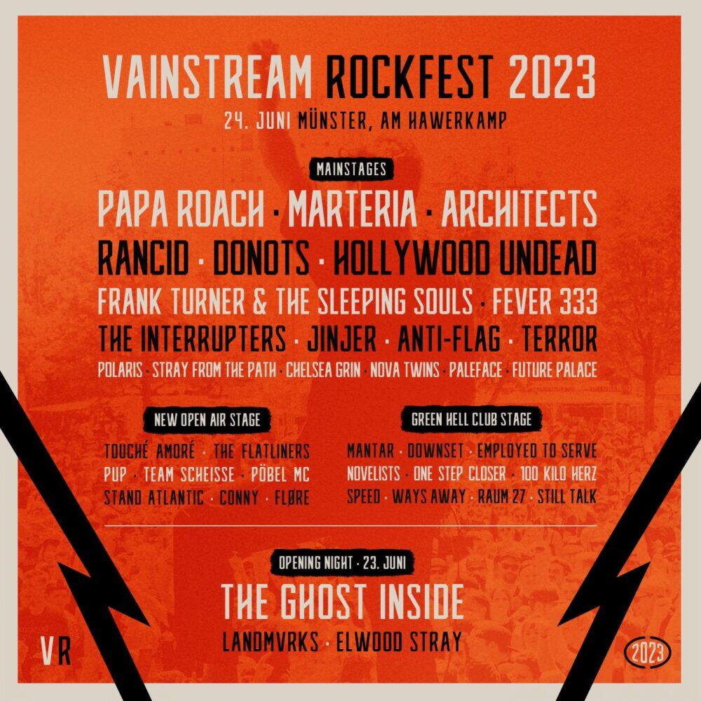 VAINSTREAM ROCKFEST 2023 | www.metaltix.com