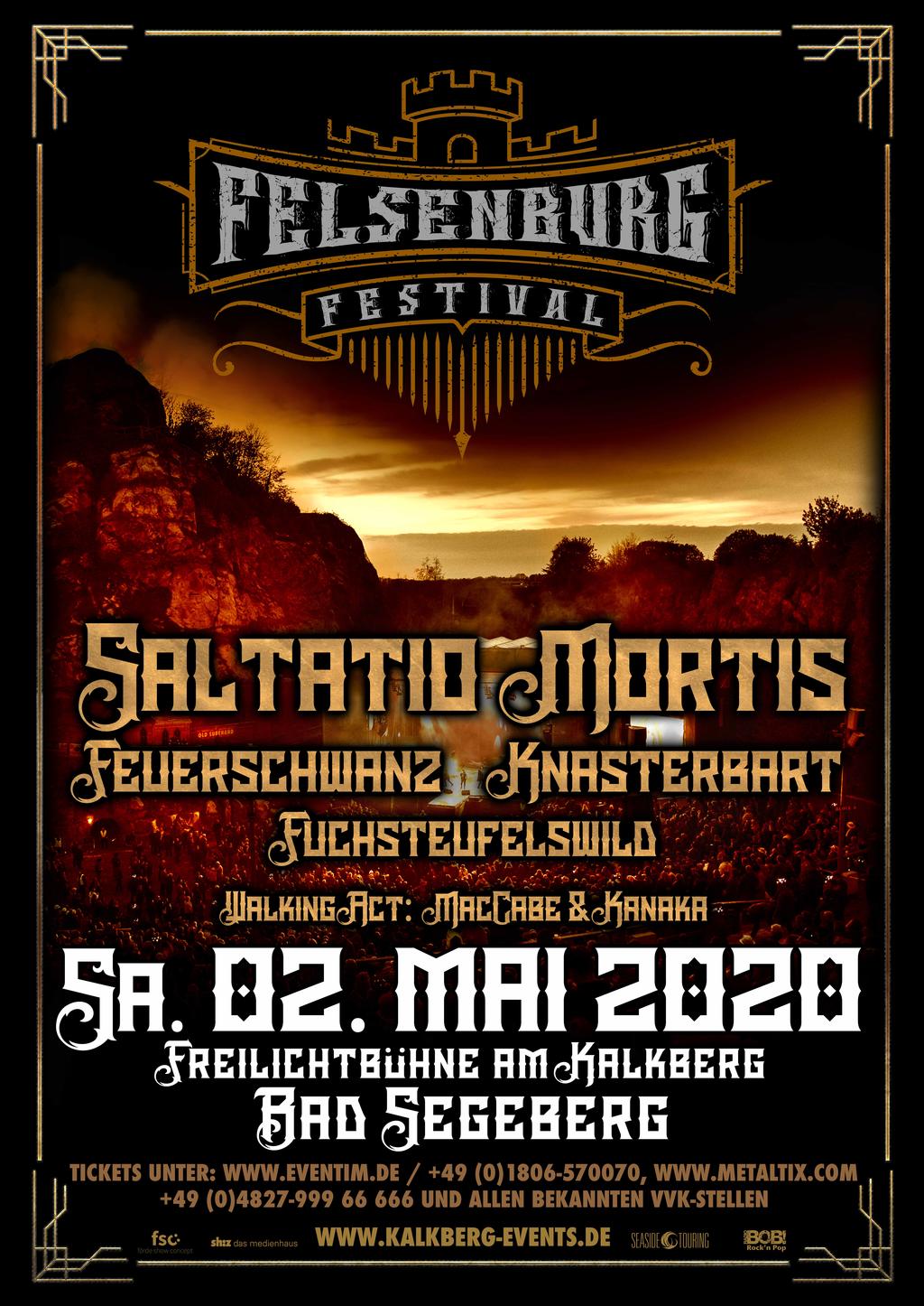 FELSENBURG FESTIVAL | www.metaltix.com