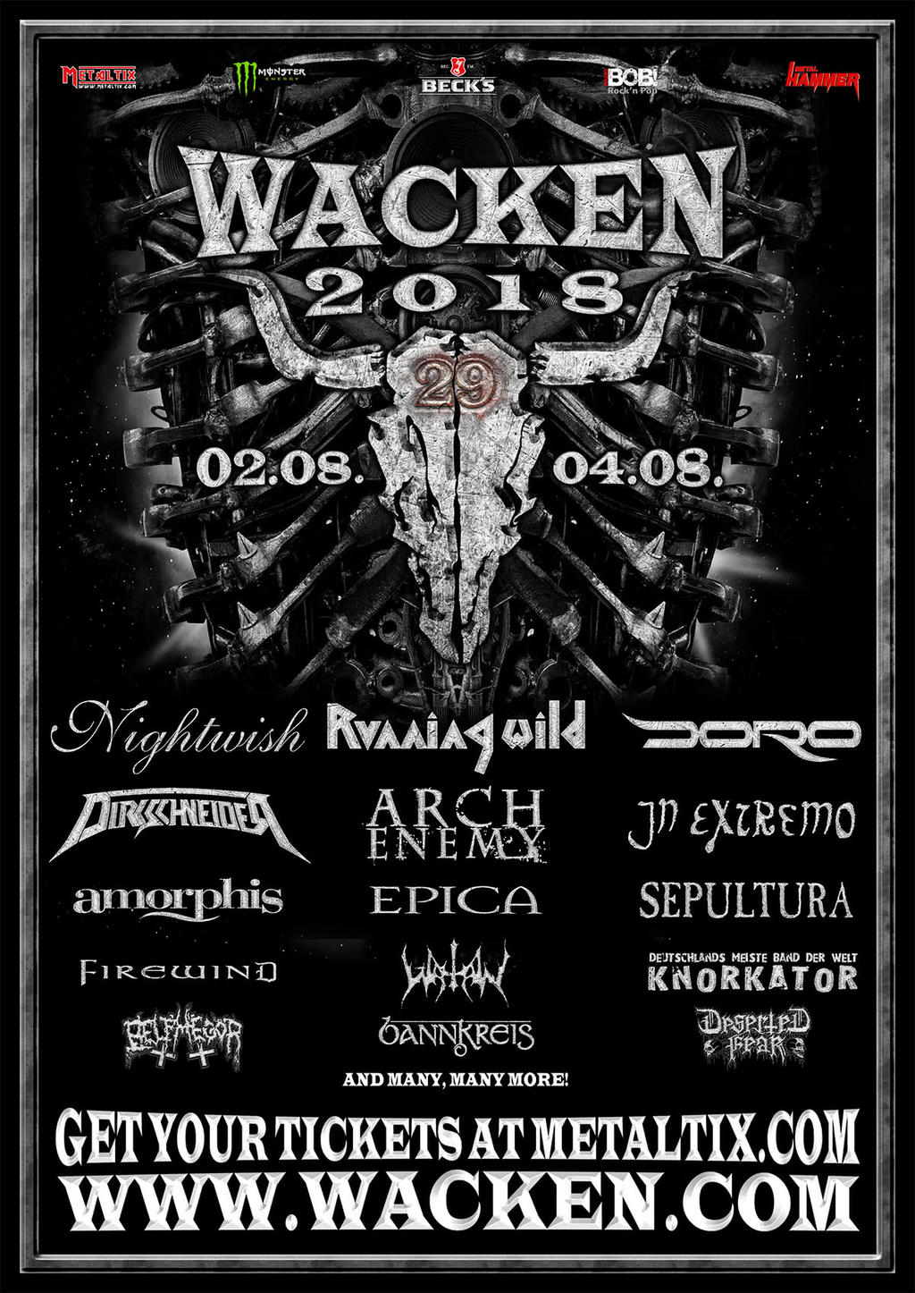 WACKEN OPEN AIR 2018  | www.metaltix.com