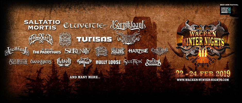 4 neue Bands für die Wacken Winter Nights 2019