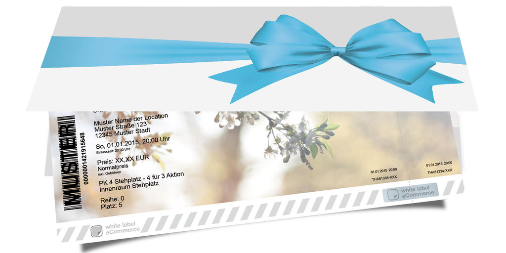 Geschenkverpackung Schleife - 