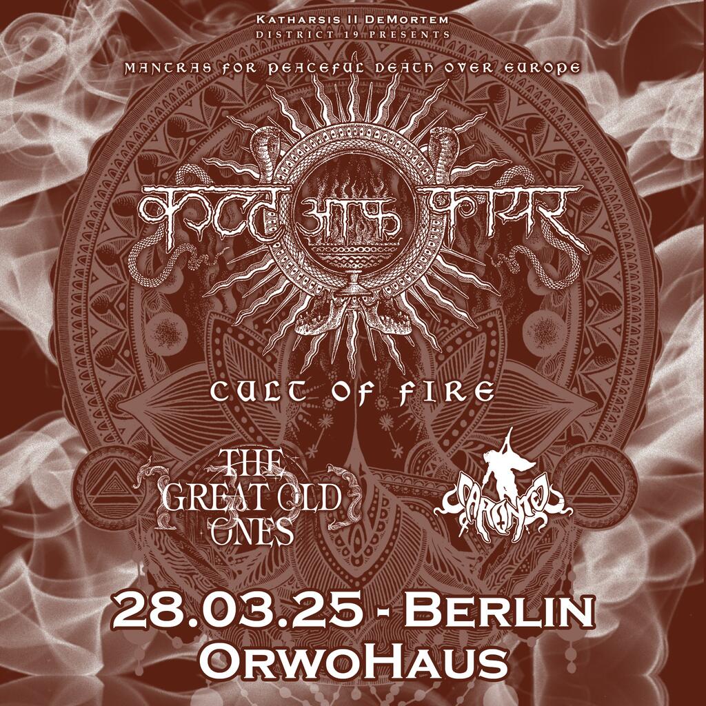 CULT OF FIRE + THE GREAT OLD ONES + CARONTE | SZENE