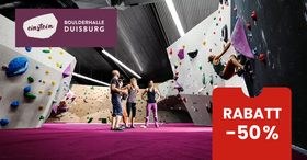 einstein Boulderhalle Duisburg Familienticket