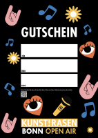 Gutschein zum Ausdrucken (Motiv: Schwarz)