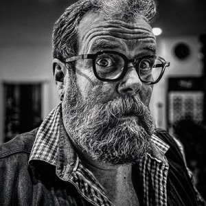 Künstlerbild von Jochen Malmsheimer