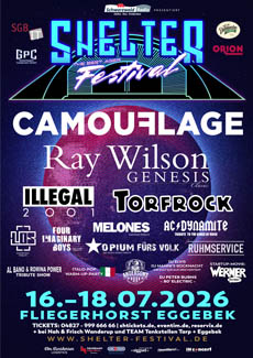 SHELTER FESTVAL 2026 | www.metaltix.com