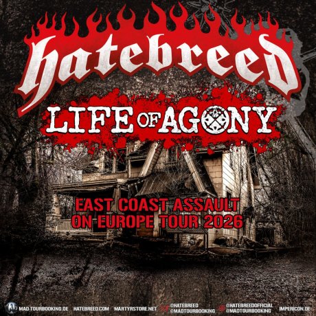 HATEBREED & LIFE OF AGONY | www.metaltix.com