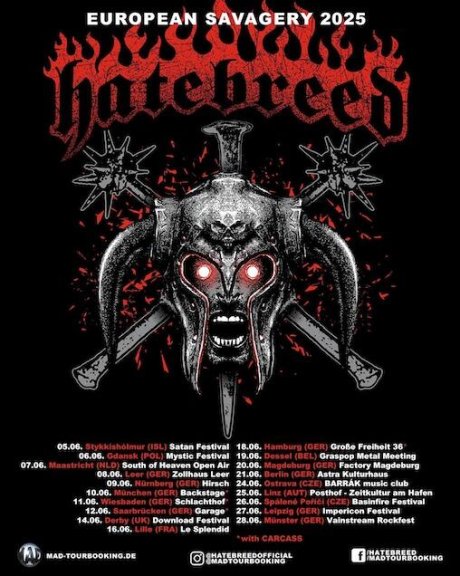 HATEBREED | www.metaltix.com