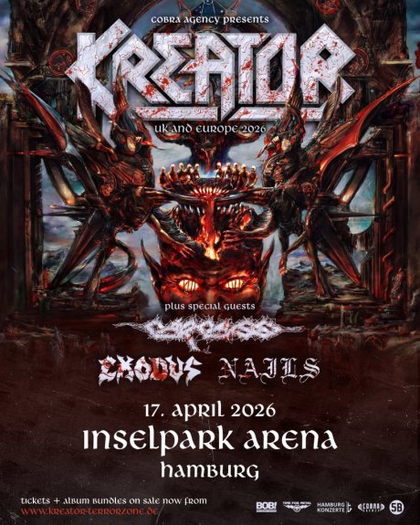 KREATOR | www.metaltix.com