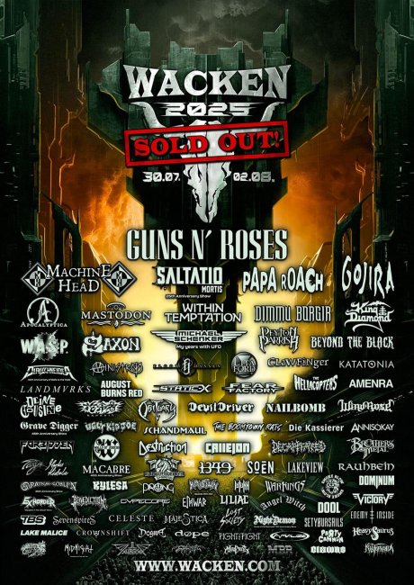 WACKEN OPEN AIR 2025 | www.metaltix.com
