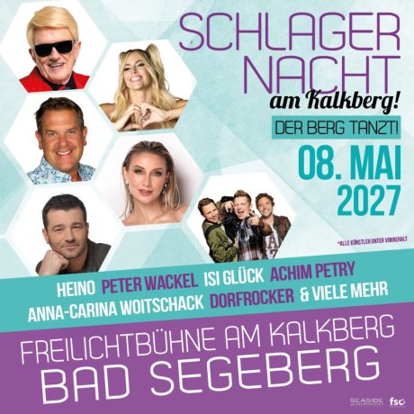 SCHLAGERNACHT AM KALKBERG | SH-Tickets