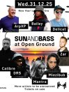  SUNANDBASS at Open Ground, 31.12.2025 • 31.12. - 01.01.2026 • Wuppertal