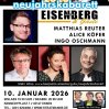  Benjamin Eisenberg & Gäste - Neujahrskabarett 2026 • 10.01.2026, 20:00 • Essen